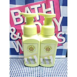BBW Sunshine & Lemons Summer Gentle & Clean Foaming Hand Soap 2 Pack